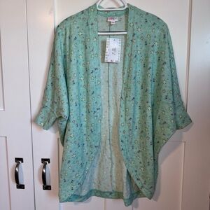 NWT LuLaRoe Sweaters Tracy Cocoon Hemline Cardigan Women’s Size Small Floral New